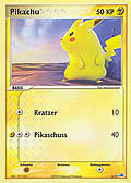 Pikachu aus dem Set EX Trainer Kit